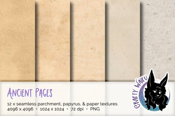 Ancient Pages: Seamless Vintage Digital Papers