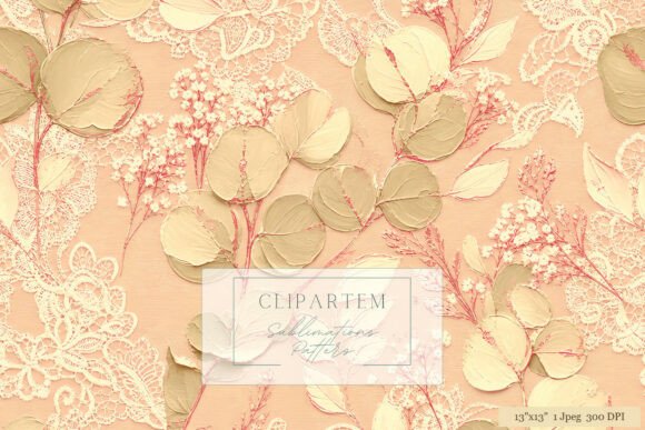Blush Lace Eucalyptus Floral Pattern: A Guide to Romantic Surface Design
