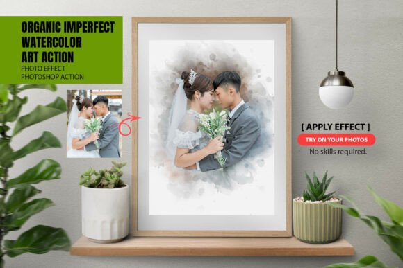 Organic Imperfect Watercolor Action: Achieving Authentic Hand-Painted Results in Photoshop
