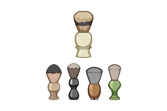 Shaving Brushes Set for Grooming and Mas