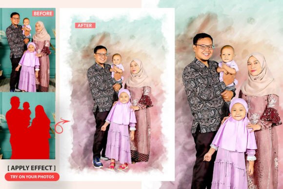 Watercolor Photo Effect PS Action Guide
